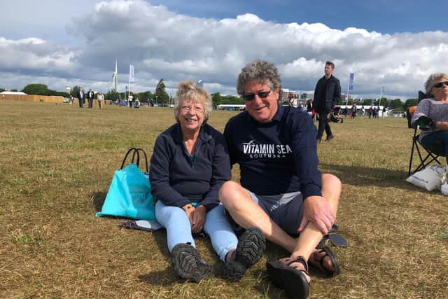 Glenda and her husband Mike Kennedy (63) from Reading