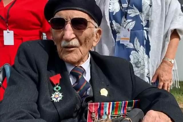 Portsmouth D-Day veteran John Jenkins on the common today