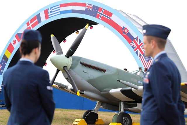 June 5th Royal Air Force personnel attend the D-Day 75 Commemorations