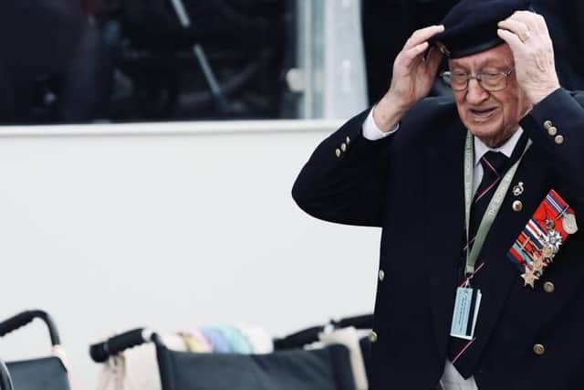 D-Day veteran at ceremony in Southsea Common today