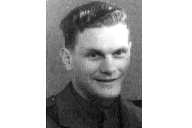 Lt William Hind of the Hampshire Regiment. He was 29 when he was lost at sea in 1942.