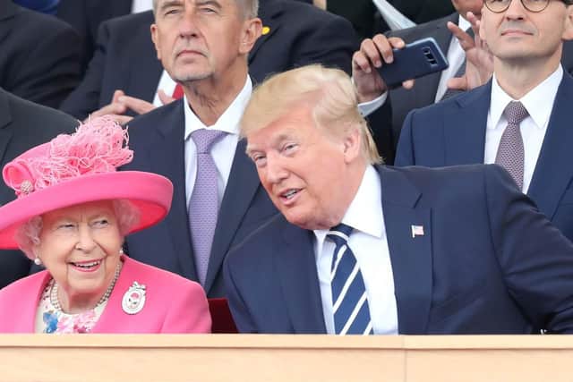 Queen Elizabeth II and US President, Donald Trump. Picture: Chris Jackson-WPA Pool/Getty Images