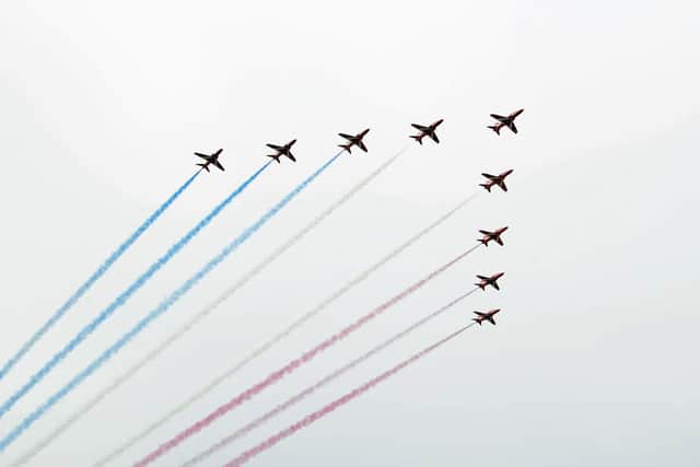 The Red Arrows.
Picture: Ian Hargreaves  (050619-29)