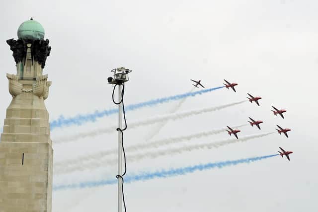 The Red Arrows.
Picture: Ian Hargreaves  (050619-31)