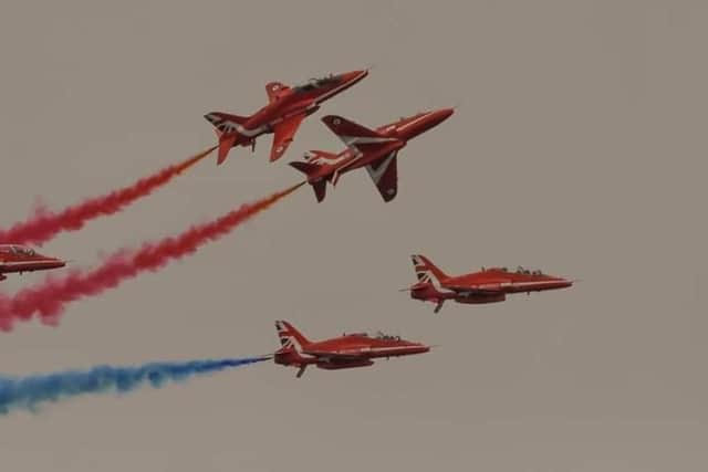 D-Day 75 Red Arrows Southsea. Picture: Amanda Morby