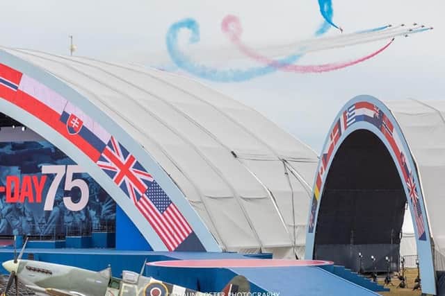 D-Day 75 Red Arrows taken by Shaun Roster