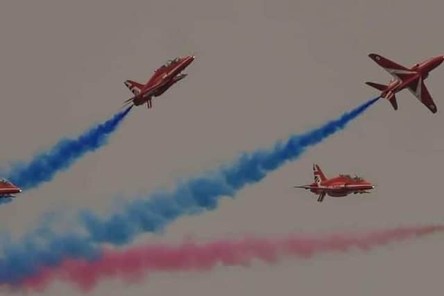 D-Day 75 Red Arrows Southsea. Picture: Amanda Morby