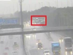M27 crash at junction 12. Picture: Highways England