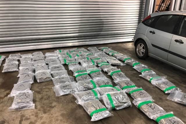 The street value of the cannabis came to 2.25m. Picture: Hampshire Constabulary