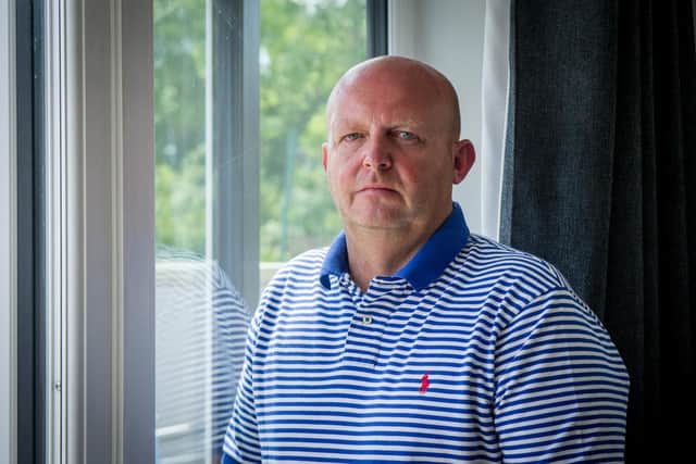 Lee Smith at his home in Portsmouth.
Picture: Habibur Rahman