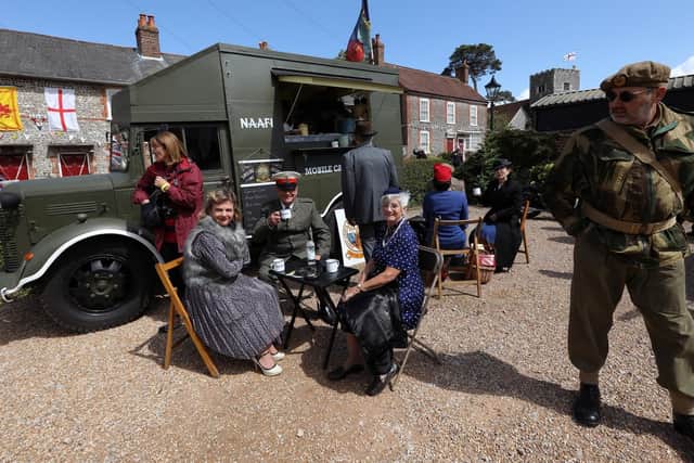 The NAAFI truck Picture: Chris Moorhouse (080619-45)