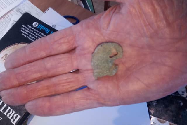 Roman eagles head.