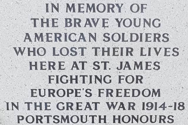 The original memorial, unveiled last year, disappeared but has since been replaced. Picture: Robert James