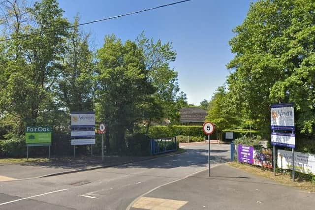 Wyvern College, Fair Oak. Picture: Google Maps