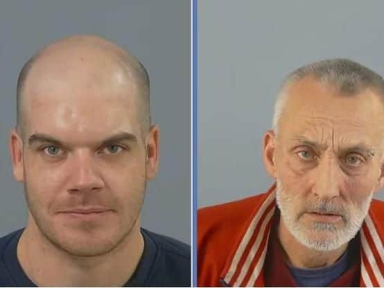 James Frampton, left, and Michael Purkiss have been jailed. Picture: Hampshire Constabulary