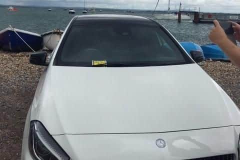 Hayling Ferry passengers were ticketed 80 each after leaving their vehicles in a car park at Ferry Road in Eastney. Pictures: Mandy Morris
