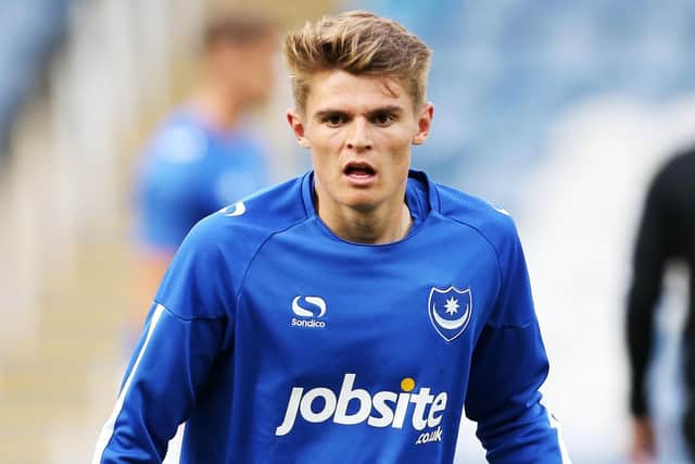 Pompey youngster Joe Hancott Picture: Joe Pepler
