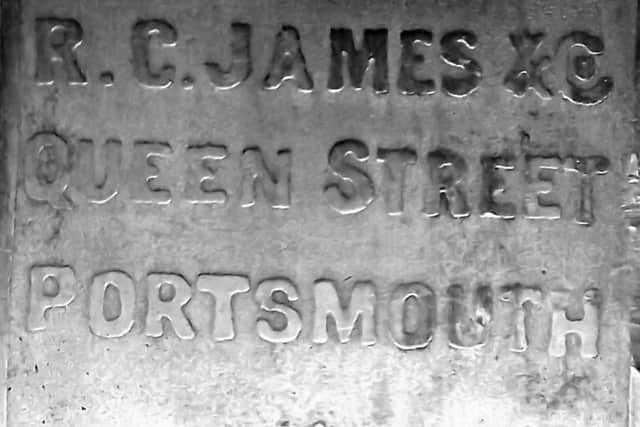 Does anyone know anything about RC James & Co, of Queen Street, Portsmouth?