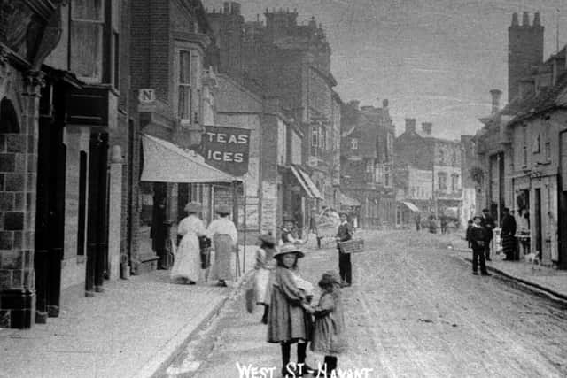 West Street, Havant at the turn of the last century. Picture: Ralph Cousins's postcard collection.