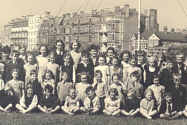 Then located in Whitwell Road, Southsea, here are children from Courtwood Preparatory School, Southsea, about 1947. Picture: Michael Harris.