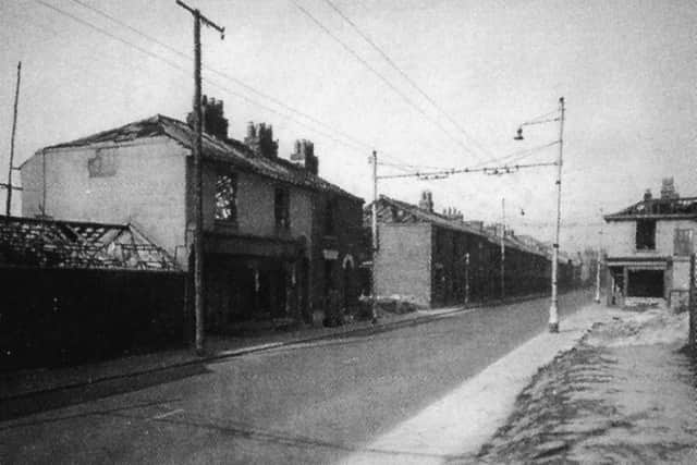 Blackfriars Road, with Alpha Road on the right. We are looking towards Greetham Street.