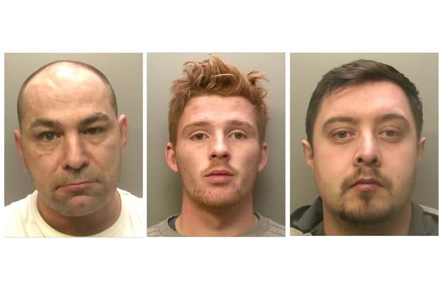 Surrey Police investigated a series of cash ram raids. Jason Mobey, Jimmy Shea and Les Keet