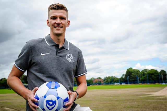 Paul Downing has signed for Pompey on a three-year deal Picture: Colin Farmery/Portsmouth FC