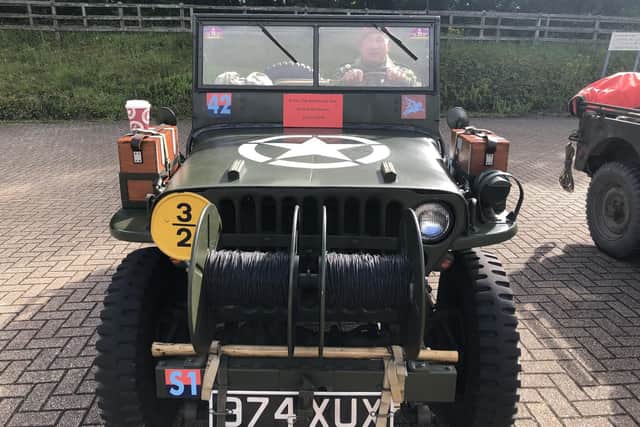 Richard Graham from Guildford in his Willys Jeep 1943