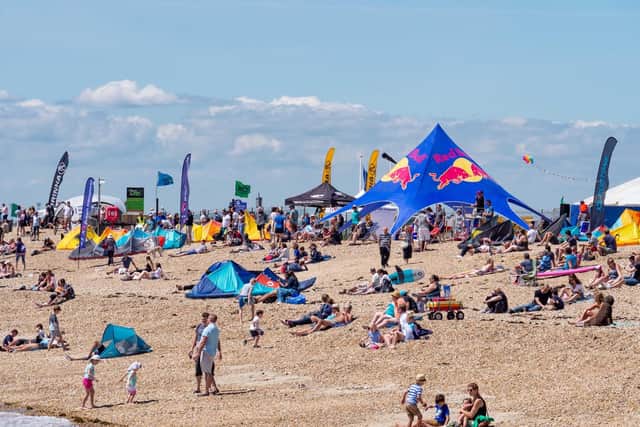 Kitesurfing Armada Festival 2019 on Hayling Island. Picture: Tony Salisbury