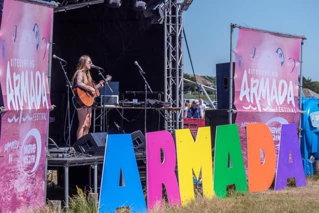 Kitesurfing Armada Festival 2019 on Hayling Island. Picture: Tony Salisbury