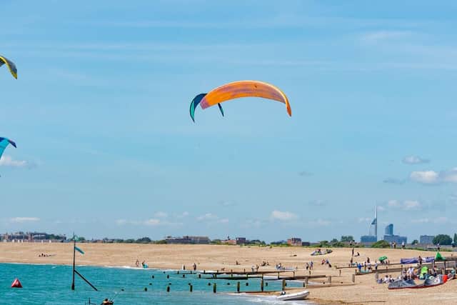 Kitesurfing Armada Festival 2019 on Hayling Island. Picture: Tony Salisbury