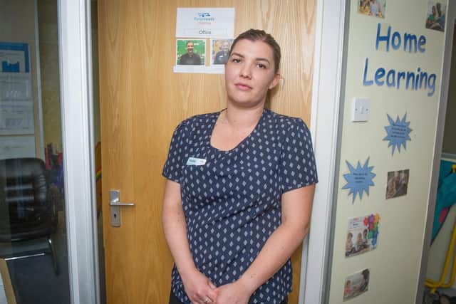 Nursery Manager, Katie Hillcock, was the person first to discover the break-in. Picture: Habibur Rahman