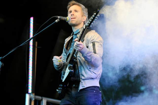 The Hoosiers performing at Swan Fest. Picture: Sarah Standing (220619-9189)