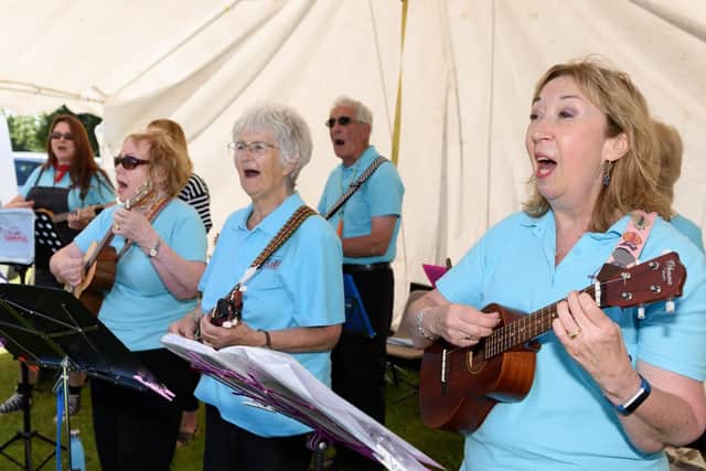 Stokes Bay Strummers . Picture: Duncan Shepherd