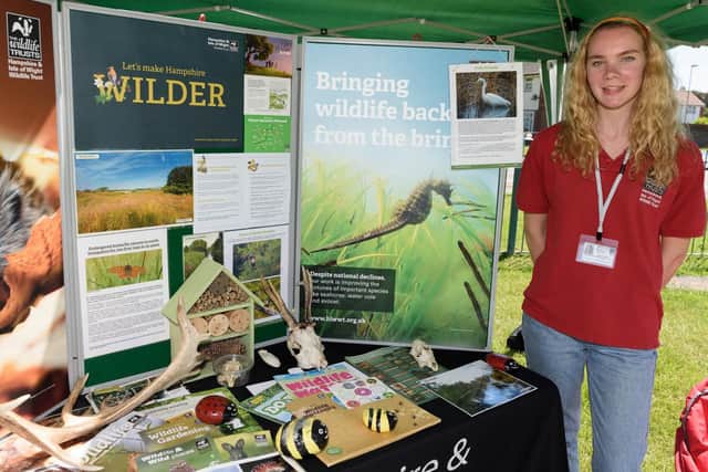Georgina Smith, representing Hampshire and Isle of Wight Wildlife Trust. Picture: Duncan Shepherd