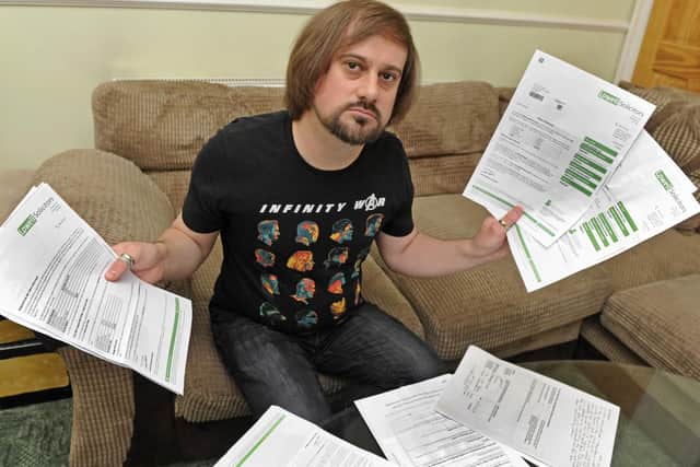 Garry Dean from Stamshaw who had problems with TalkTalk.
Picture: Ian Hargreaves (140619-1)