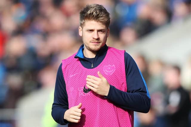 Lloyd Isgrove didn't feature for a single minute for Pompey after arriving on loan from Barnsley in January. Picture: Joe Pepler