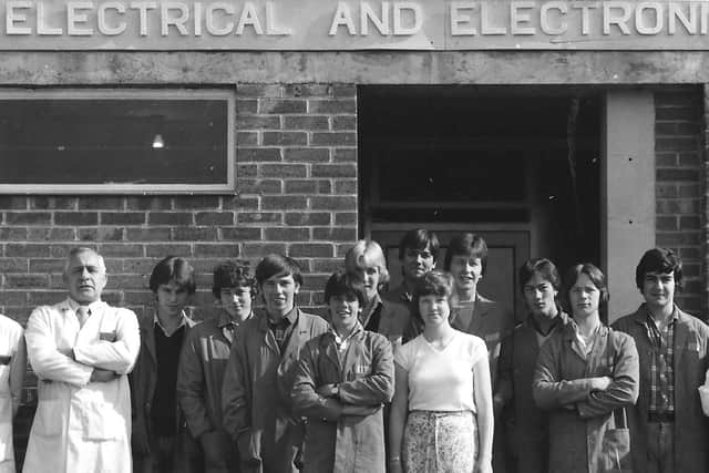 Electrical trainees. Another picture sent in by my anonymous contributor. Can anyone help?