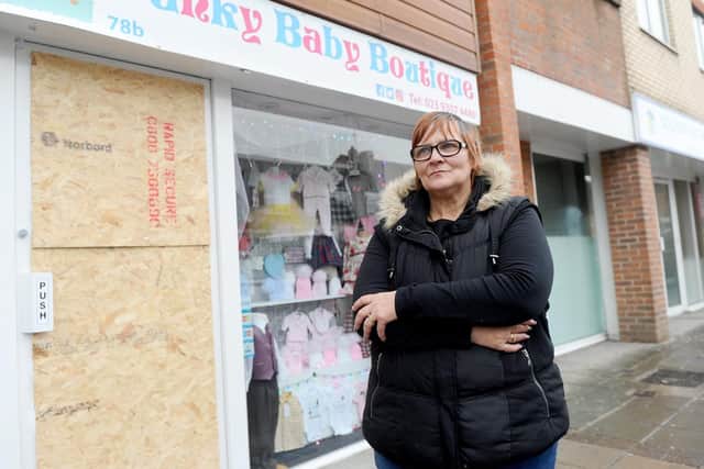 Owner of Funky Baby Boutique Fiona Bennett-Rice. Picture: Sarah Standing (180219-9516)