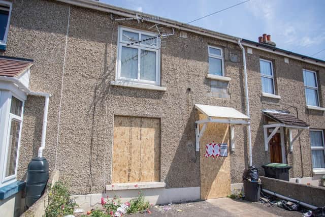The shut house in Sherwood Road, Gosport.
Picture: Habibur Rahman