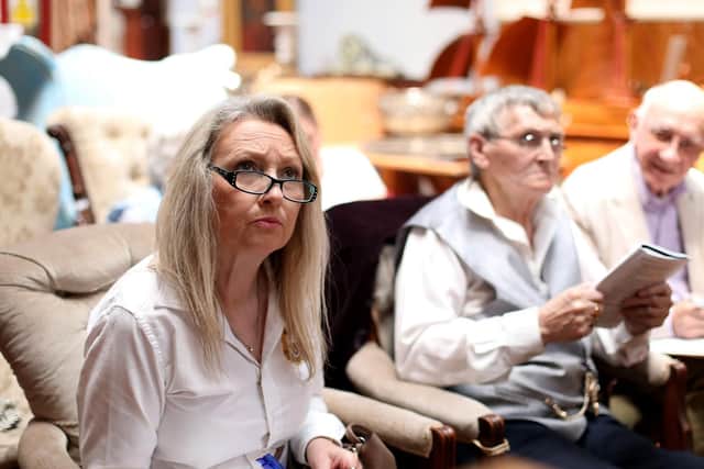 The specialist auction of silver at Nesbits, Southsea, on behalf of Rowans Silver Jubilee Appeal. Picture: Chris Moorhouse (260619-27)