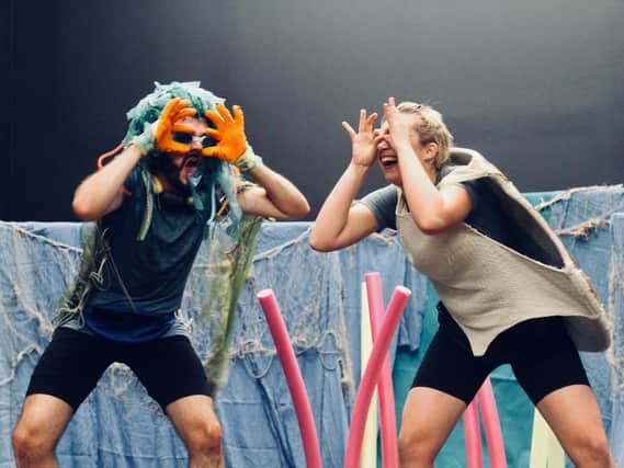 Todos Teatro perform Turtles Don't Like Plastic. Picture: Elizabeth Otway