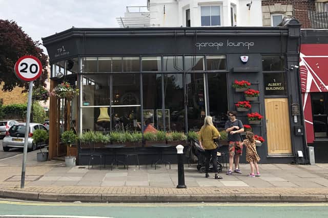 An exterior view of Garage Lounge in Albert Road, Southsea