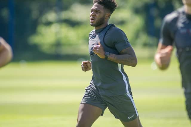 The striker moved to Pompey for a fee believed to be around 450,000