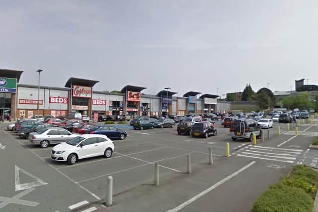 The burglary happened at the Wellington Retail Park in Waterlooville. Picture: Google Maps