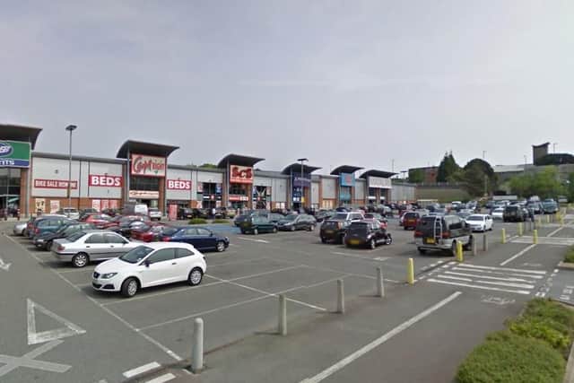The burglary happened at the Wellington Retail Park in Waterlooville. Picture: Google Maps