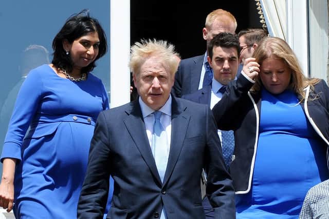 Boris Johnson was seen at The Queens Hotel in Southsea, on Thursday, June 27.Picture: Sarah Standing (270619-9878)