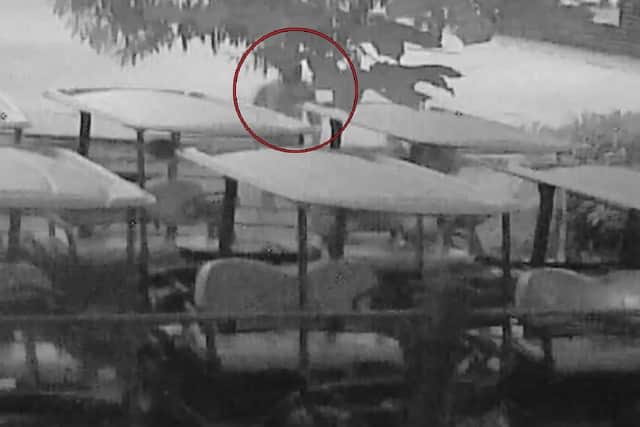 28/6/19Story:  CCTV stills of Wickham Park Golf Club buggy theft.Pictured: Thieves enter the park where the Golf buggies are kept.
