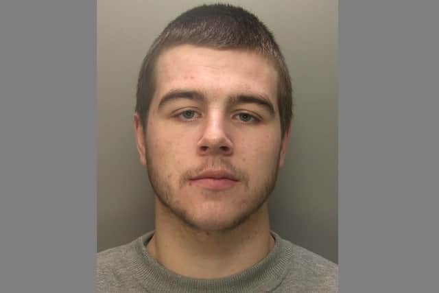 Billy Phillips, 22, of no fixed address, was jailed at Winchester Crown Court for 12 years for stabbing a fellow inmate at HMP Winchester