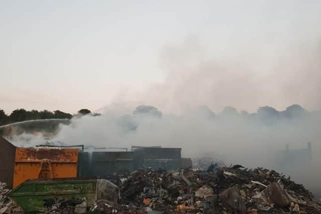 Fire at Portsdown Hill last night has been put out. Picture: Hampshire Fire and Rescue